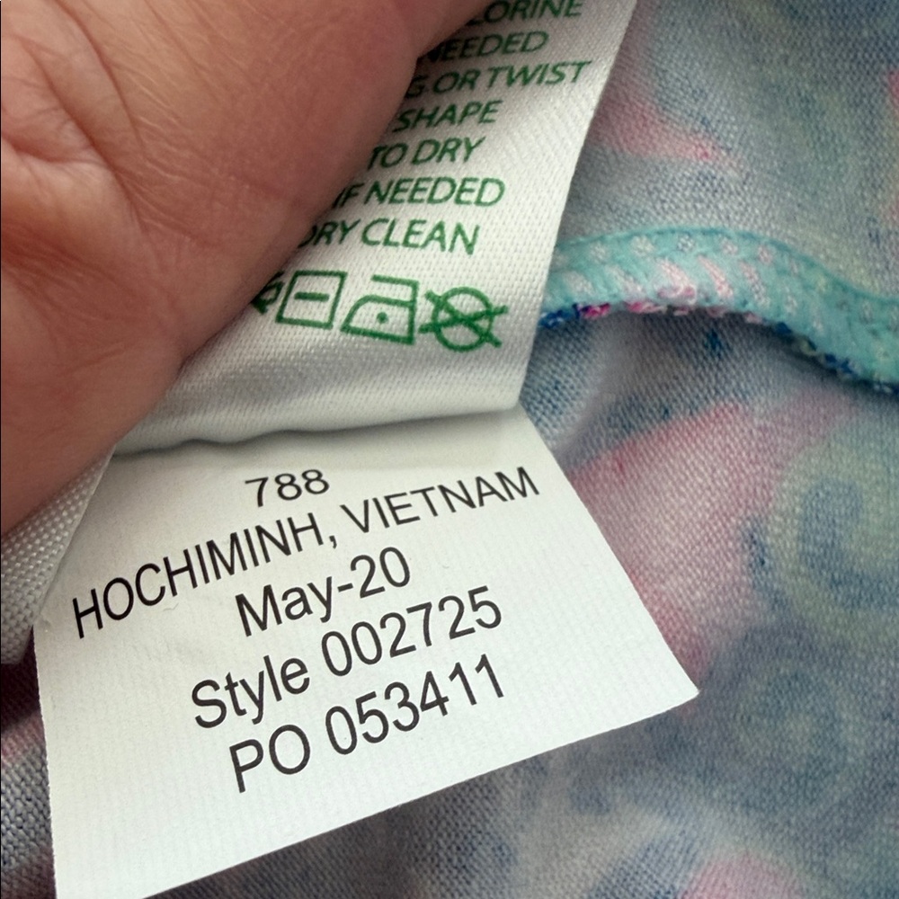 Lilly Pulitzer Sophiletta Dress Beach You To It UPF 50+ Preppy Resortwear Large - Picture 7 of 7